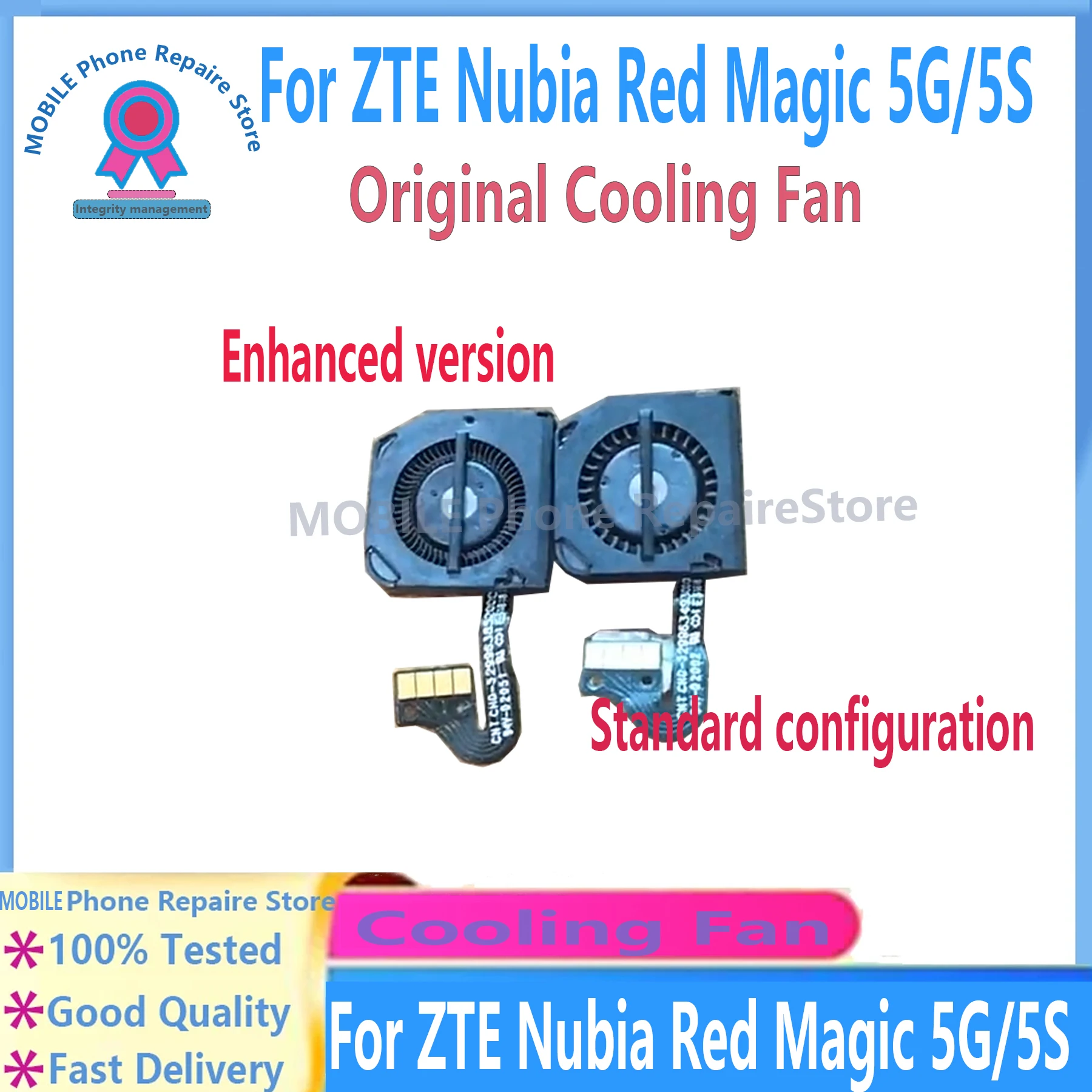 

Для ZTE Nubia Red Magic 5G 5S NX659J встроенный охлаждающий вентилятор радиатор гибкий кабель OEM оригинальная замена