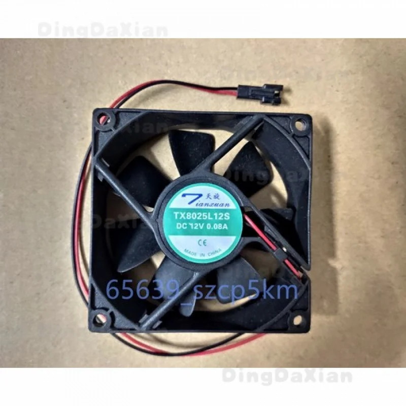 

Вентилятор охлаждения D 1 PCS FOR Original Tianxuan TX8025L12S DC 12V 0.08A 80*80*25mm