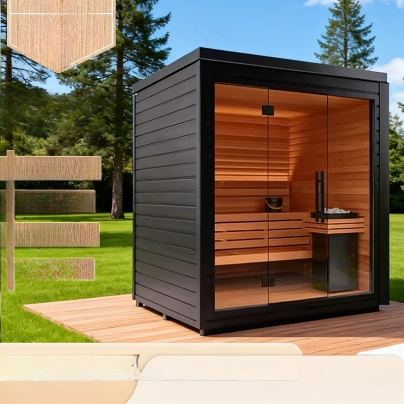 Sauna household body detoxification sweat sauna outdoor dry steam traditional sauna