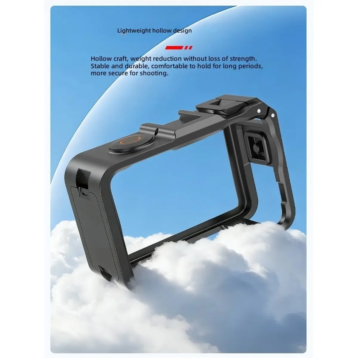 Cage Frame Camera Quick Release Shockproof Light Weight Protective Case for Action 6 Camera