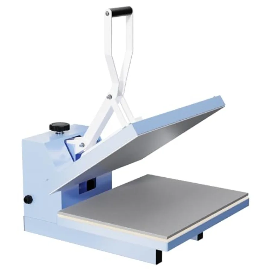 

Sublimation Heat Press for T-Shirt Printing: Aluminum Alloy Body, Black Finish, Fast Heating Adjustable Pressure
