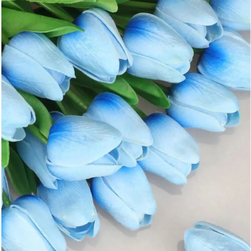 10 زهور توليب صناعية لديكور المنزل، ديكور غرفة المعيشة وغرفة النوم، نباتات مزيفة، ديكور الربيع والصيف، هدية عيد الأم