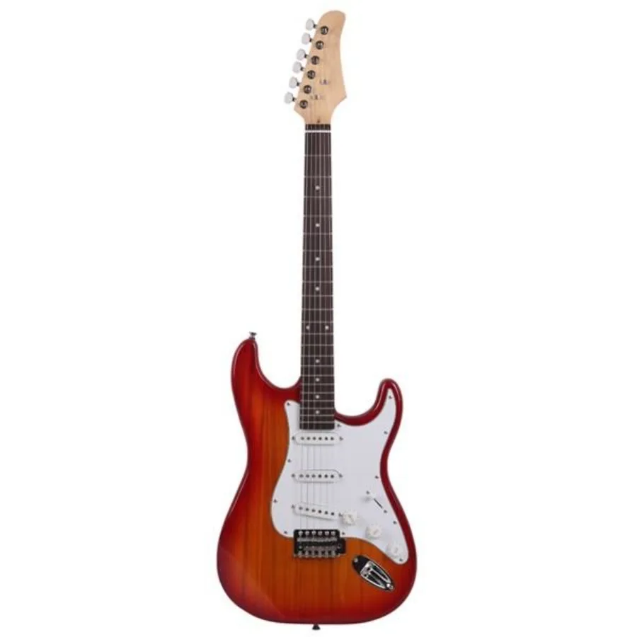 

Rosewood Fingerboard Electric Guitar Sunset Red