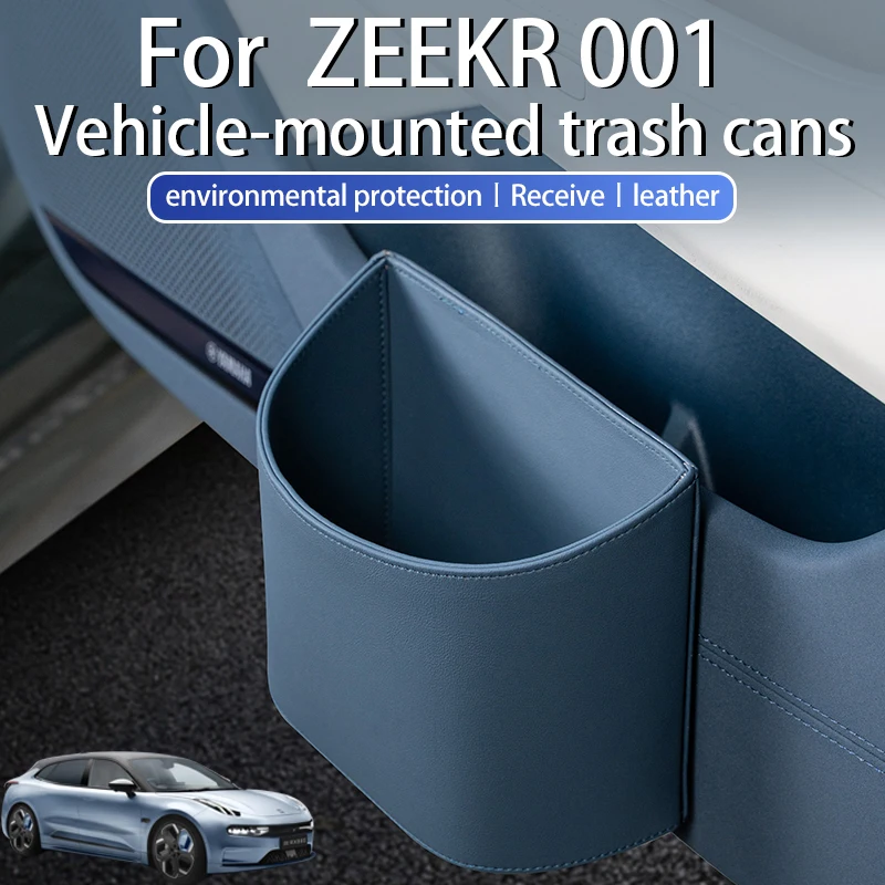 

For ZEEKR 001 X 007 009 Car Trash Can Multi-function Hanging Organizer Storage Box Suspended Storage Bins Auto Accessories