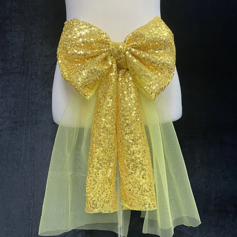 

1 Piece golden bow Garment Accessories