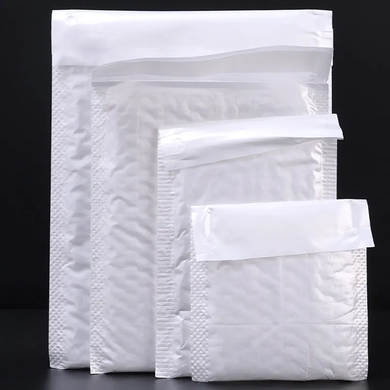 ซองกันกระแทกสีขาว 20/10 ชิ้น ขายส่ง มีหลายขนาด สำหรับจัดส่งสินค้า ซองบับเบิ้ลแบบนิ่ม