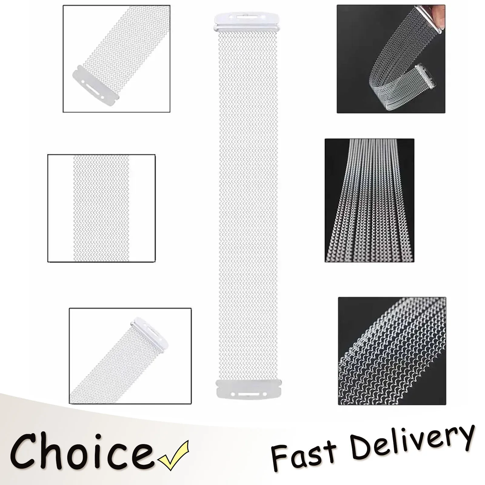SLADE Half Design Steel Snare Wire 40 / 42 / 30 / 24 / 20 Strand Drum Spring Replacement Parts for Snare Drum or Cajon Box