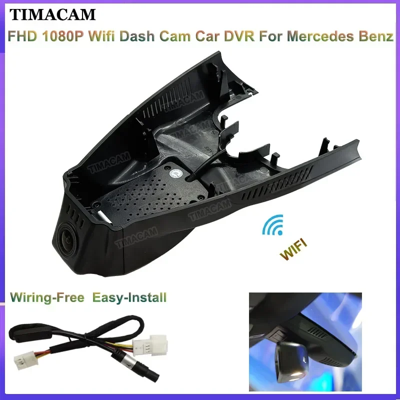 1080P Wifi Mobil DVR untuk Mercedes Benz CLA w117 c117 180 200 250 220d GLA x156 gla180 200 250 180d 200d 220d 2014-2019 kamera dasbor