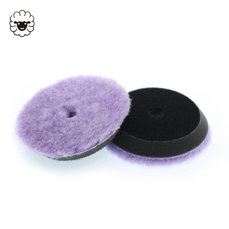 

1000 Sheep Wool Polishing Pad 3" 80mm Wool Buffing pad For Car Waxing Polishing Polisher Power Tool Accessories