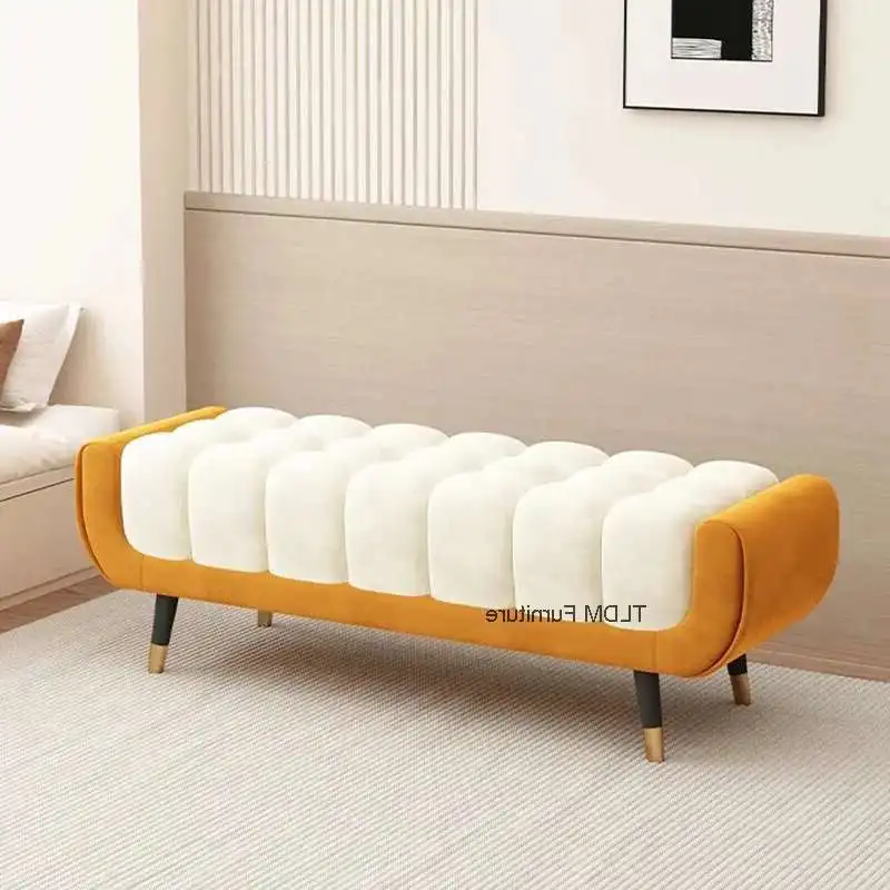 Bench Comfortable Stool Taburete Entrance Modern Zapatos Shoe Changing Hallway Italian Cambiar Shoes Living De Room Furniture