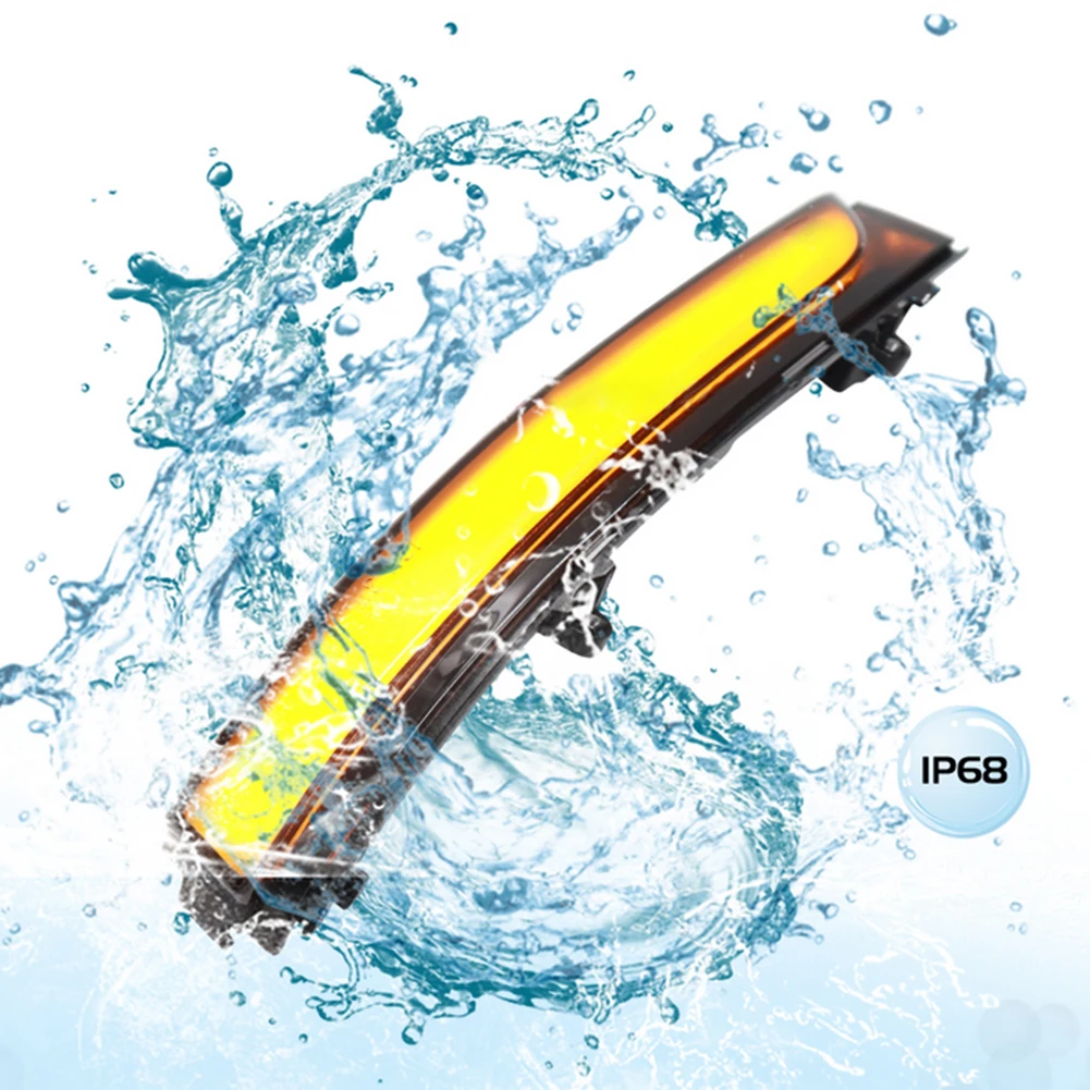 

2 шт. светодиодный указатель поворота, мигалка, автомобильное зеркало заднего вида, указатель поворота, автоаксессуары для Volkswagen GOL G5 G6 G7 G8