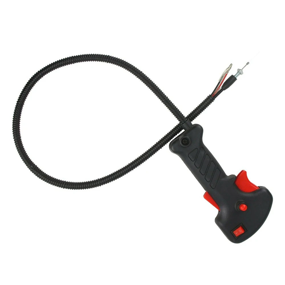 Trimmer Strimmer Switch With Throttle Cable And Wiring Loom 80 Cm Throttle Cable Handle Brush Cutter Handlebar