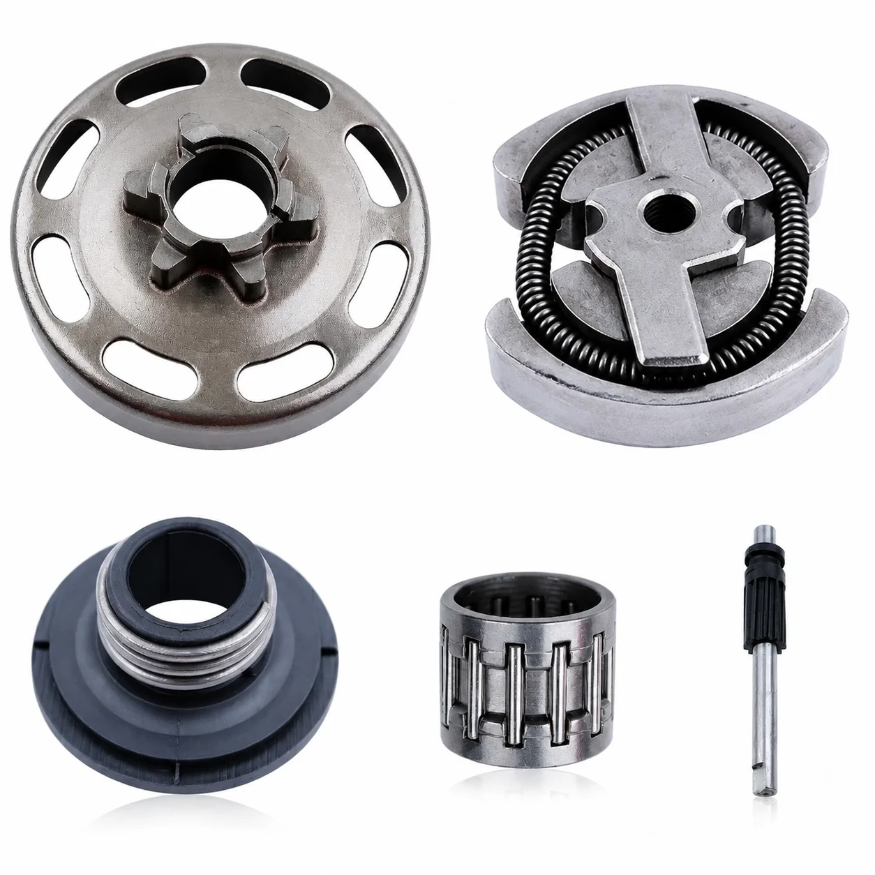 Replacement Clutch Drum Kit 578257101 5778745-01 with Needle Bearing Worm Gear Clutch Set for Husqvarna Chainsaw 435 135 137 140