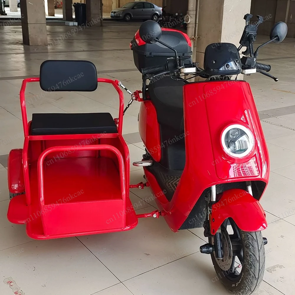 Sidecar Trike Attachment for NIU N1s & Ninebot Electric Bike, Retro Ural Style