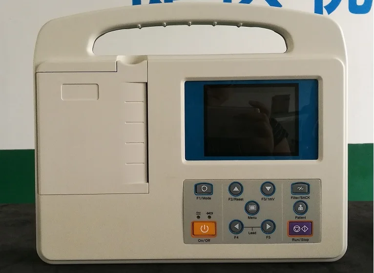 RC-ECG2301G  1 lead 1 channel neonatal ecg electrocardiograph portable machine device, 1 channel electrocardiografo ecg