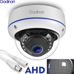 Gadinan 5MP AHD BNC Camera Dome 1080P CCTV 1.7mm 150 Degree Fisheye Lens IR Night Vision Surveillance Outdoor Security Camera