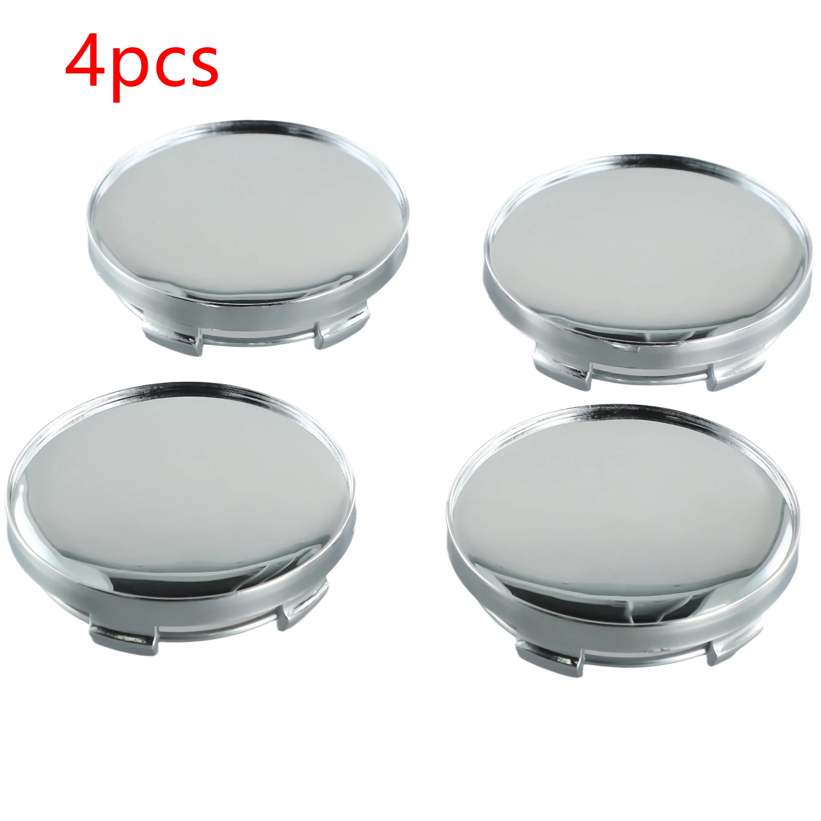 Brand New Car Wheel Center Cap Car Accessories 15x59mm 4 Pieces Inner Diameter: 48mm Outer Diameter: 59mm Silver