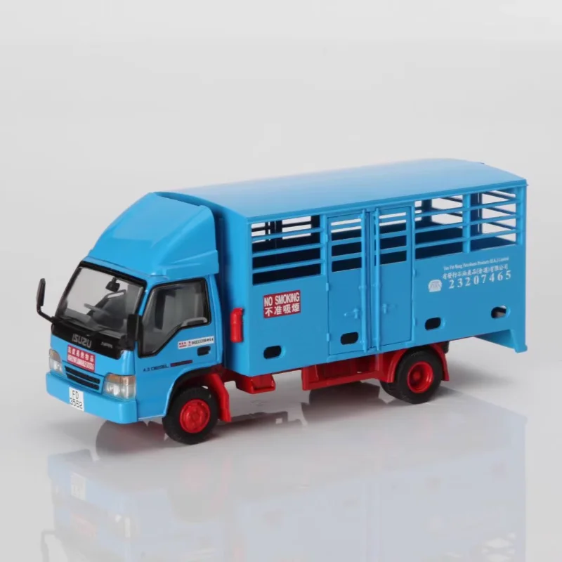 

Diecast BEST CHOOSE 1/50 Scale Hong Kong Isuzu Gas Tank Transport Truck Blue Alloy Car Model Collectible Toy Gift Souvenir
