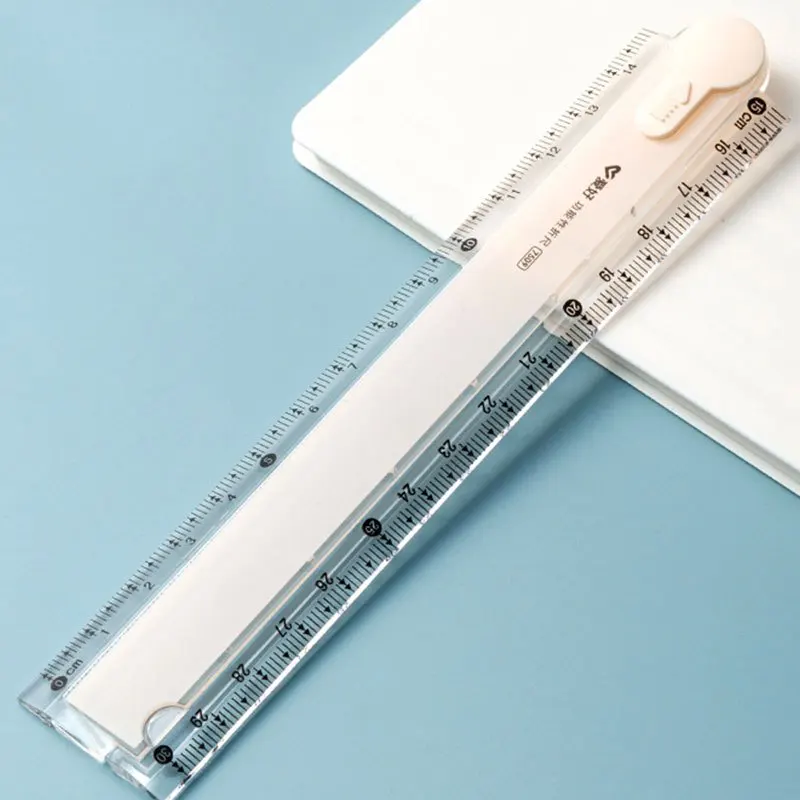 1 Stück multifunktionales Faltlineal, in 4 Farben erhältlich, klare Skala, tragbar für Geometriezeichnungen und -messungen in der Schule und zu Hause – Detail 8