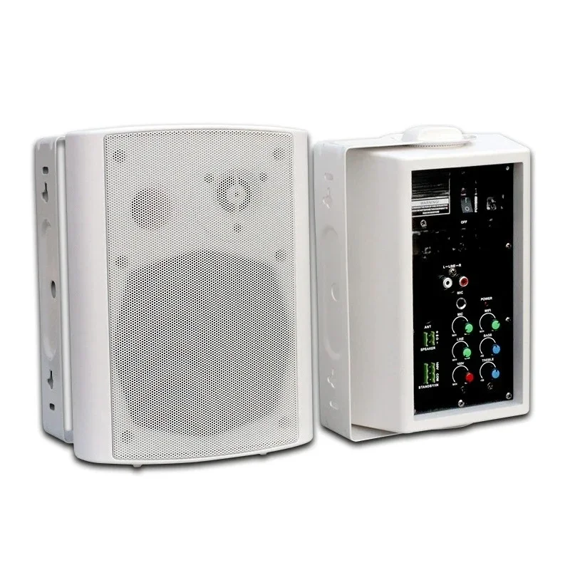 

Active PA Speaker with Built-in Microphone and Amplifier Bluetooth Multifunction Active Wall Speaker
