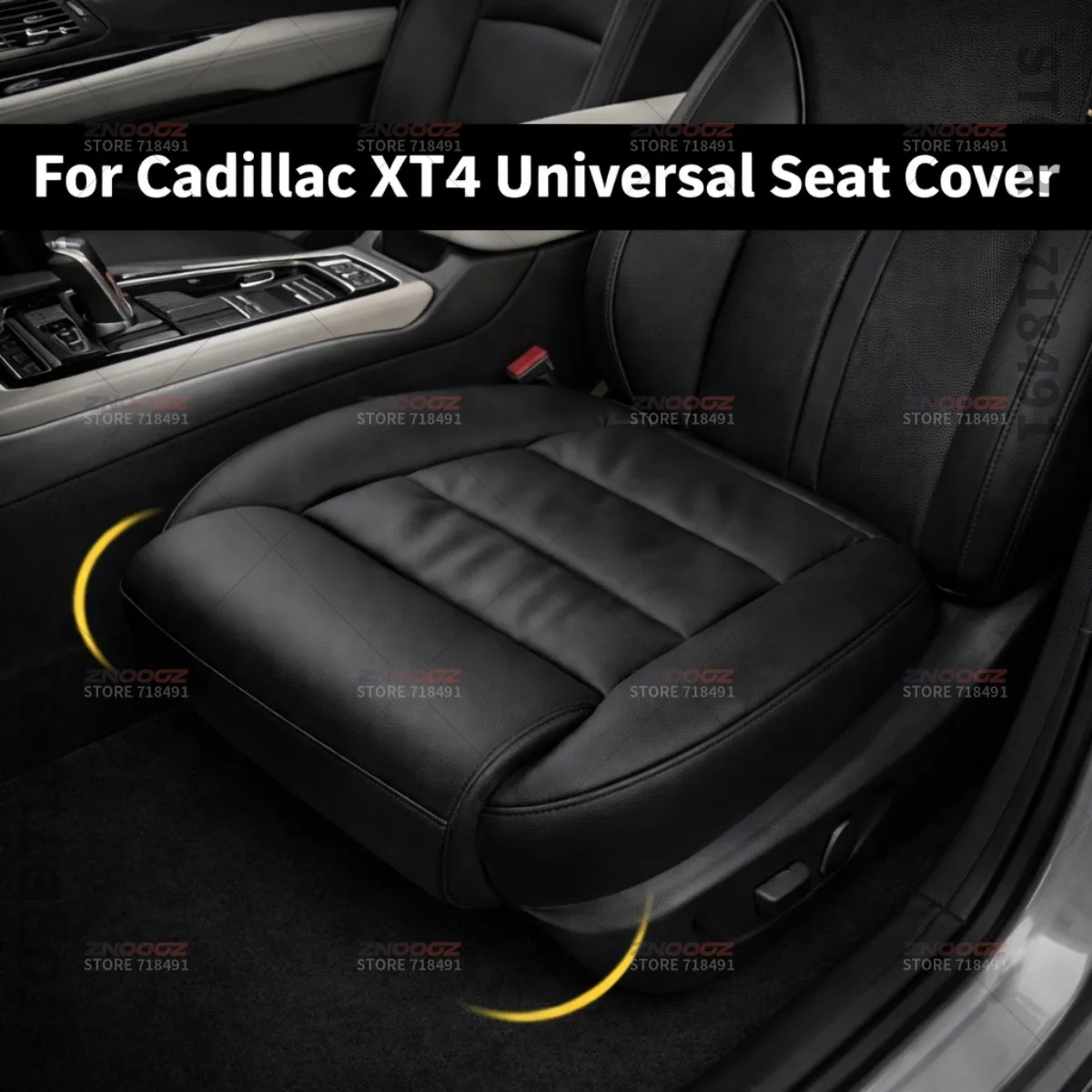 Car Seat Leg Support Extension Seat Cover Memory Foam Extender Cushion Interior Accessories For Cadillac XT4