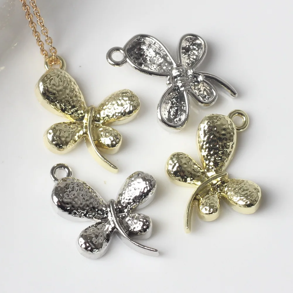 10pcs/lot 27*74MM  Zinc Alloy Butterfly Pendant Pendant Charms for Necklace Bracelet Jewelry Marking Diy Accessories