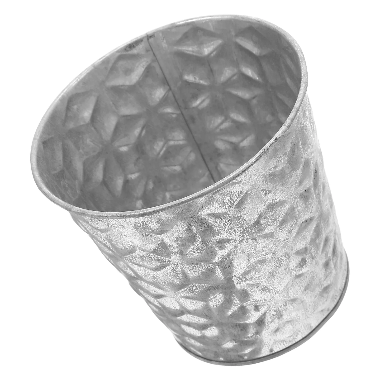 

Metal Penholder Round Mesh Pencil Bucket for Desk Stationary Supplies Organizer Tinplate Craft Storage Box Metal Penholder Round