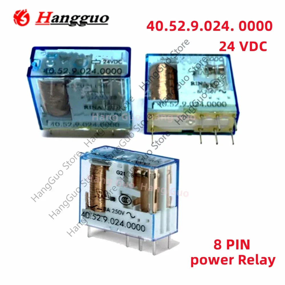 2pcs/Lot Original 40.52.9.024.0000 8PIN  40.31.9.024.0000 5PIN 52 40.31 24VDC 8-pin 8A 24v power relay