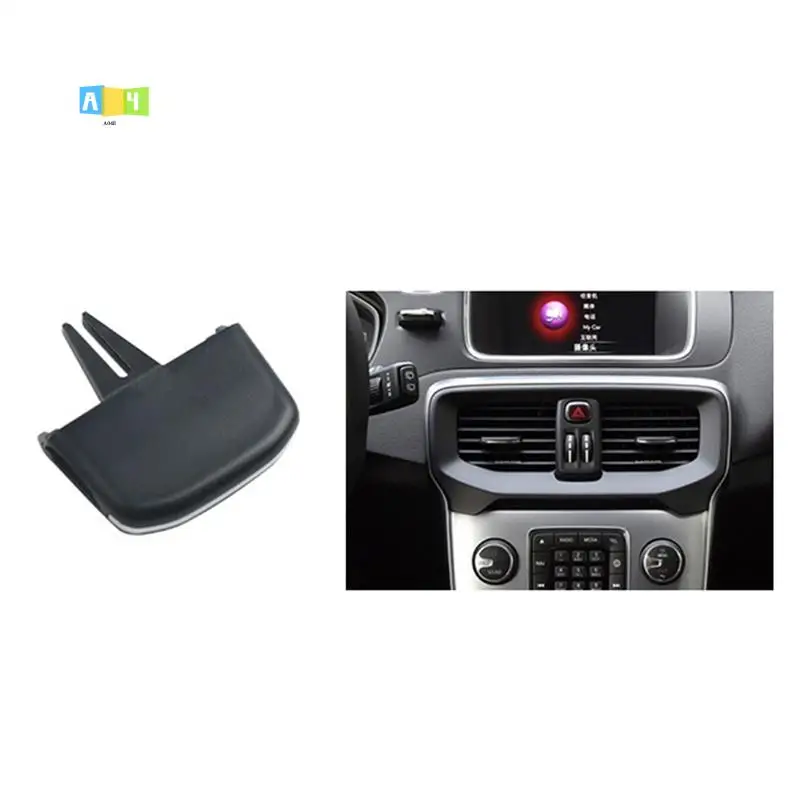 

A04E-приборная панель автомобиля, средний зажим для вентиляционного отверстия кондиционера, ремонтный комплект для Volvo V40 2013-2019, пряжка регулировки вентиляционного отверстия