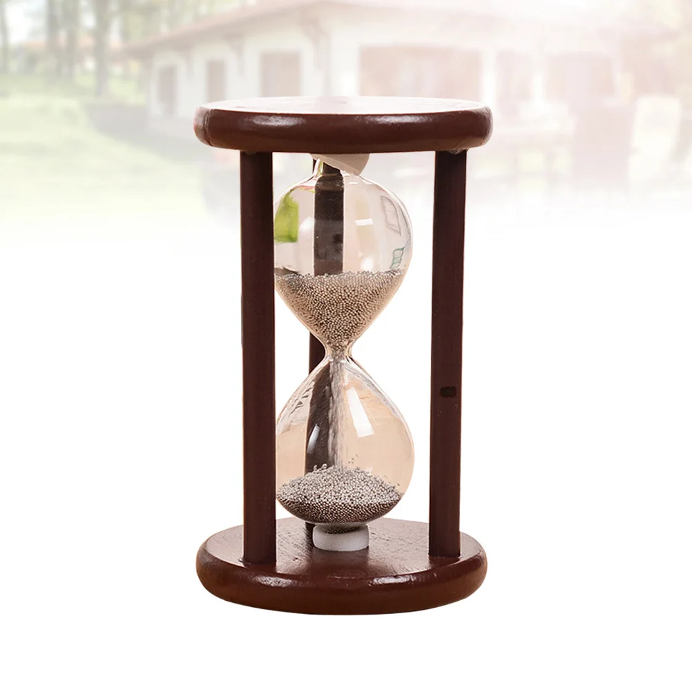 

Classic Wooden Hourglass Sand Timer Retro Sandglass Decoration for Home Office Timing Cooking Exercise Birthday Wedding Gift