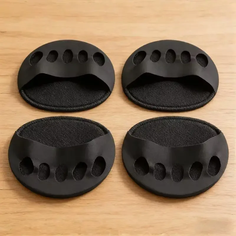 Black Footbed Pads Set of 4 for Pressure Relief – Breathable Material, Shock-Absorbing, Reduces Friction, Washable & Durable. - Detail 1