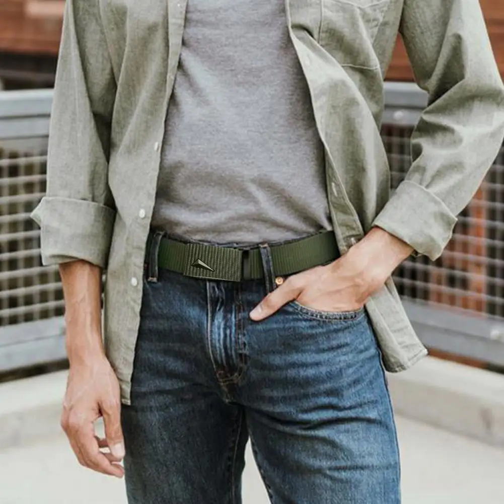 Мужской нейлоновый мужской ремень с автоматической пряжкой для мужчин, холщовые ремни в стиле милитари, высококачественные ремни с автоматической пряжкой, повседневные