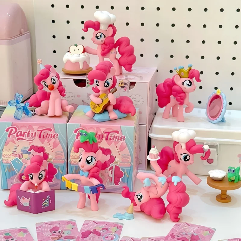 

Authentic My Little Pony Pinkie Pie Party Time Blind Box Doll Collectible Figure Girls Gift Display Piece Action Toy Figures