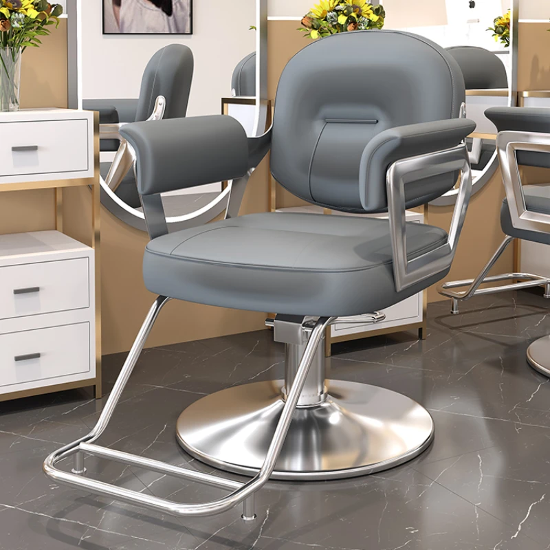 Professional Aesthetic Chair Salon Hair Stylist Swivel Hairdressing Armchairs Barber Shop Equipment Tool Reclining Office Nail