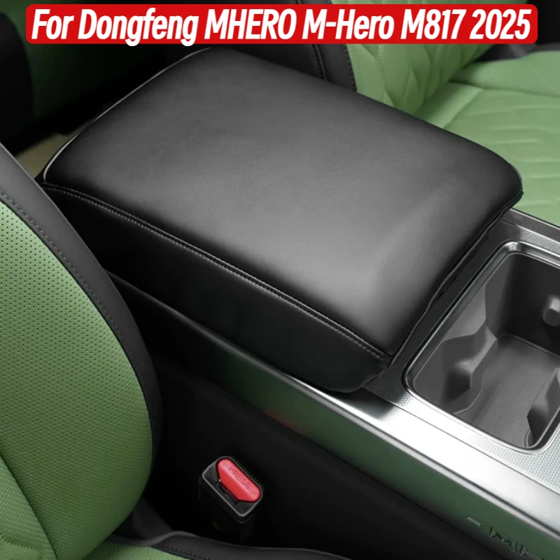 Car Armrest Cover Leather Anti-Scratch Center Console Cover For Dongfeng MHERO M-Hero M817 2025 Accessories