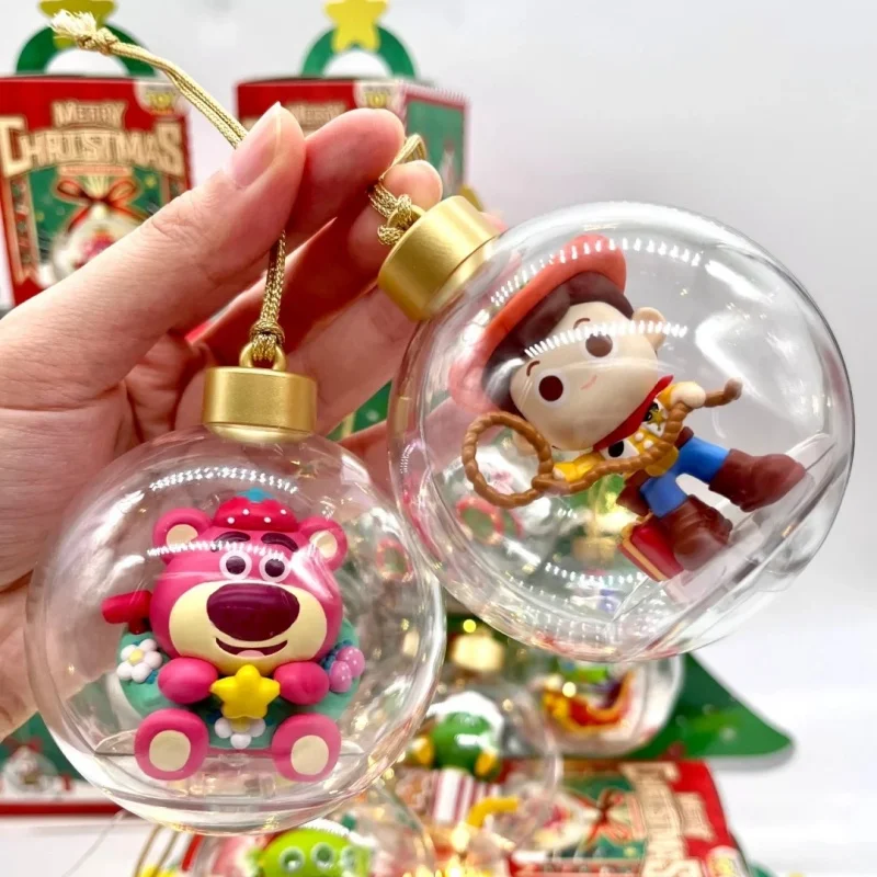 

Disney Toy Story Christmas Surprise Ball Series Blind Box Toys Cute Guess Bag Christmas Tree Decor Pendants Surprise Gift Toy
