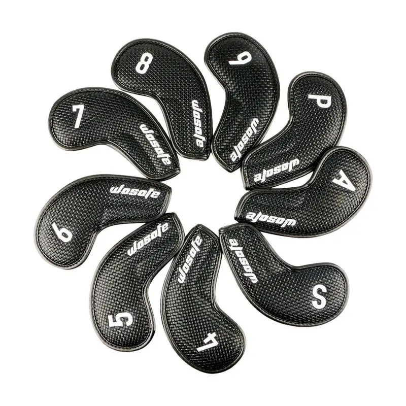 9 Pcs Golf Club Head Covers Iron Putter Head Cover Putter Headcover Set Outdoor Sport Golf Accessoires