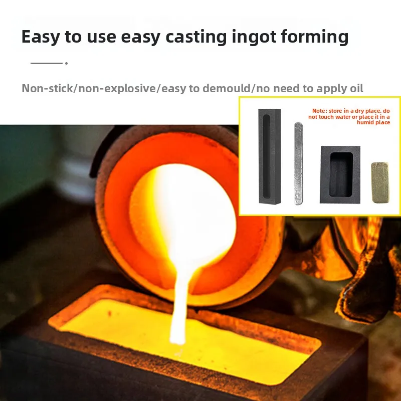 Moule de fusion d'or et d'argent, moules de moulage de métal, outil de fusion, accessoires de conception de bijoux, outil de fissage professionnel