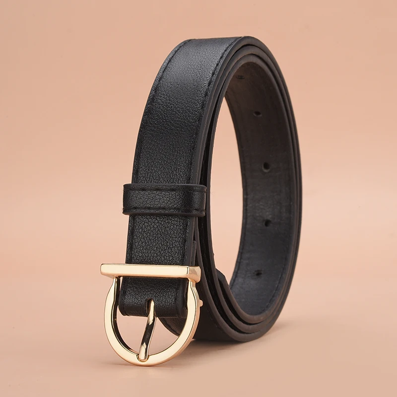 New Stylish Slim Waist Belt For Women, PU Material - Simple Casual Versatile Elegant Solid Color Belt，Perfect For Jeans, Dresses