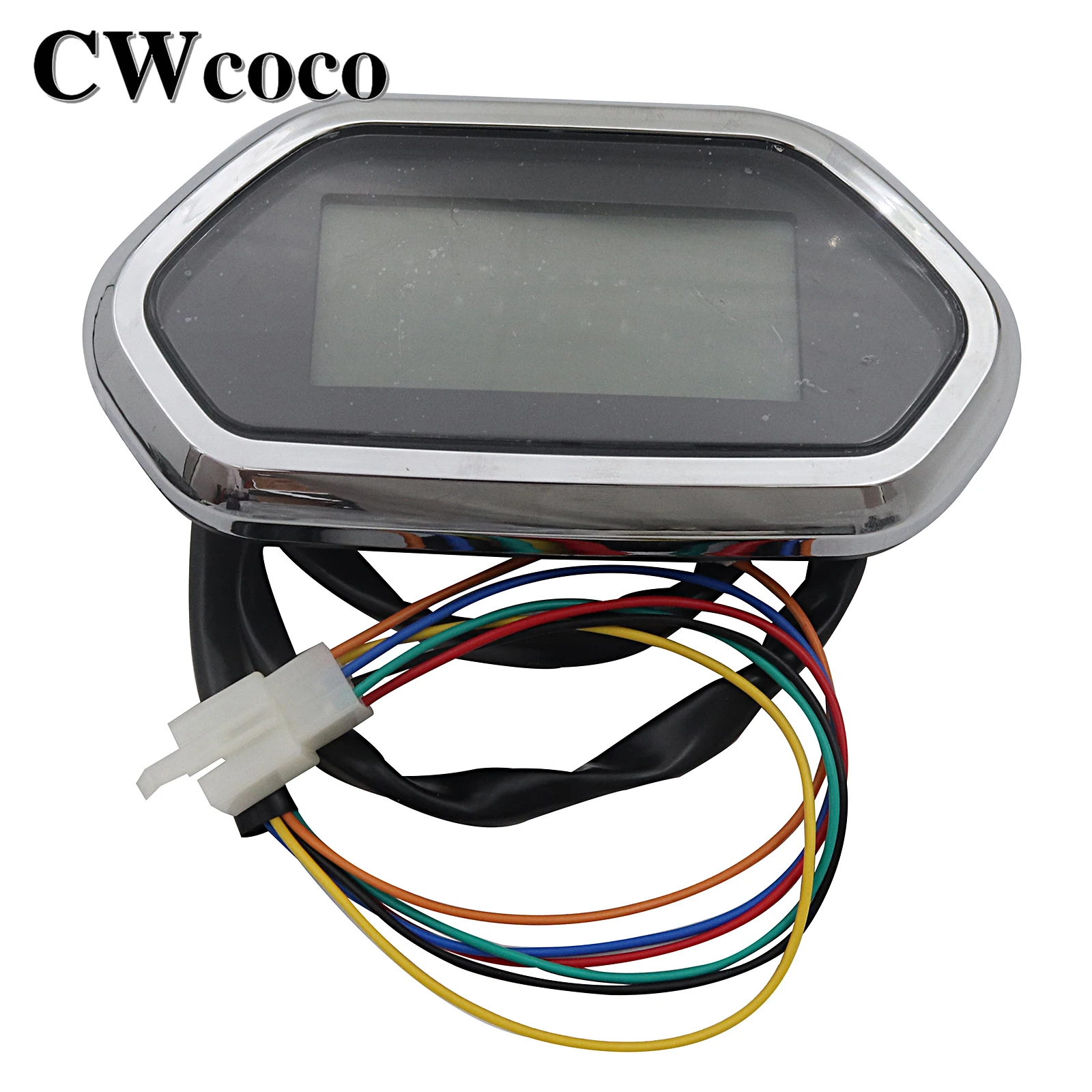 60v Meter Electroplating LED LCD Instrument Parts for Citycoco Electric Scooter/motorcycle Modified Accessories