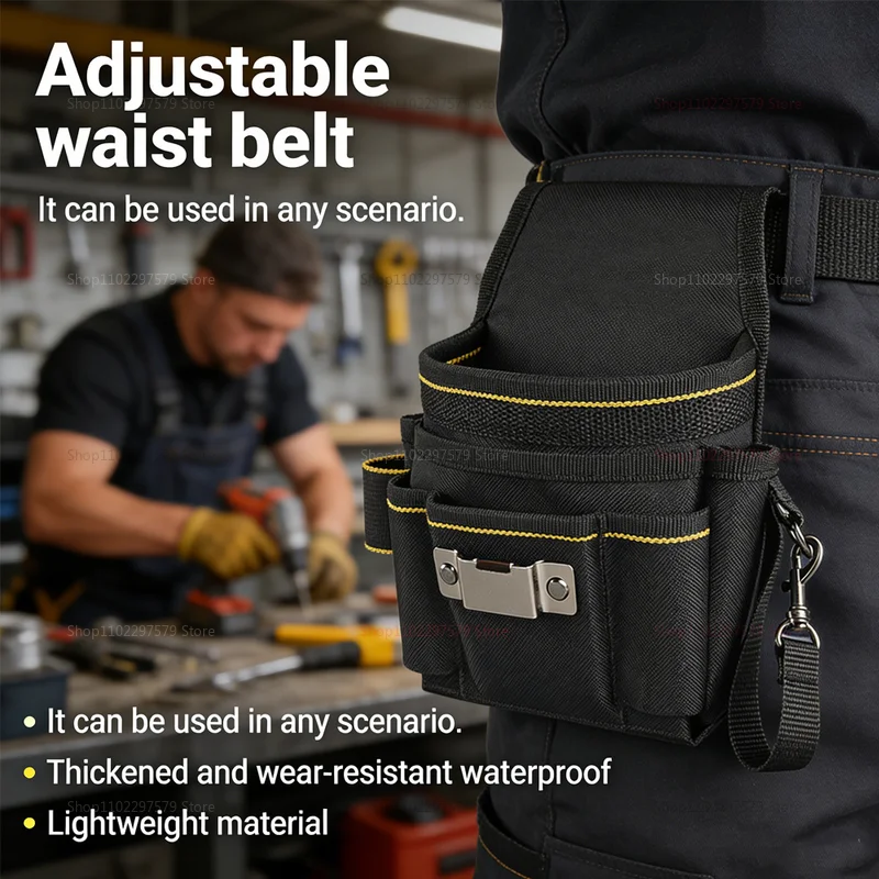 

Многофункциональная поясная сумка для инструментов электрика из прочной ткани Оксфорд для профессионалов и любителей DIY