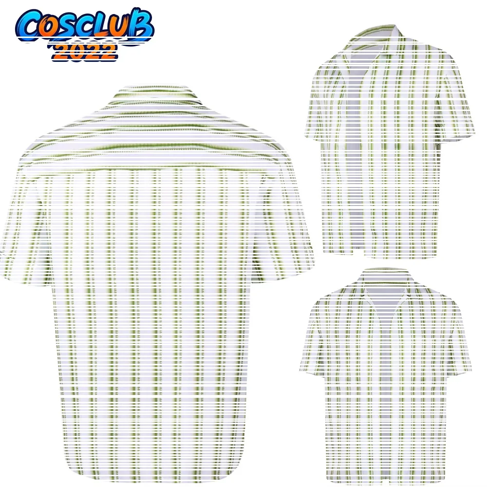 Costume de cosplay Fantasy Bear, T-shirts d'été, Haut de jeu de rôle sur le thème de l'obsession télévisuelle d'horreur, Vêtements pour hommes pour Halloween et Carnaval