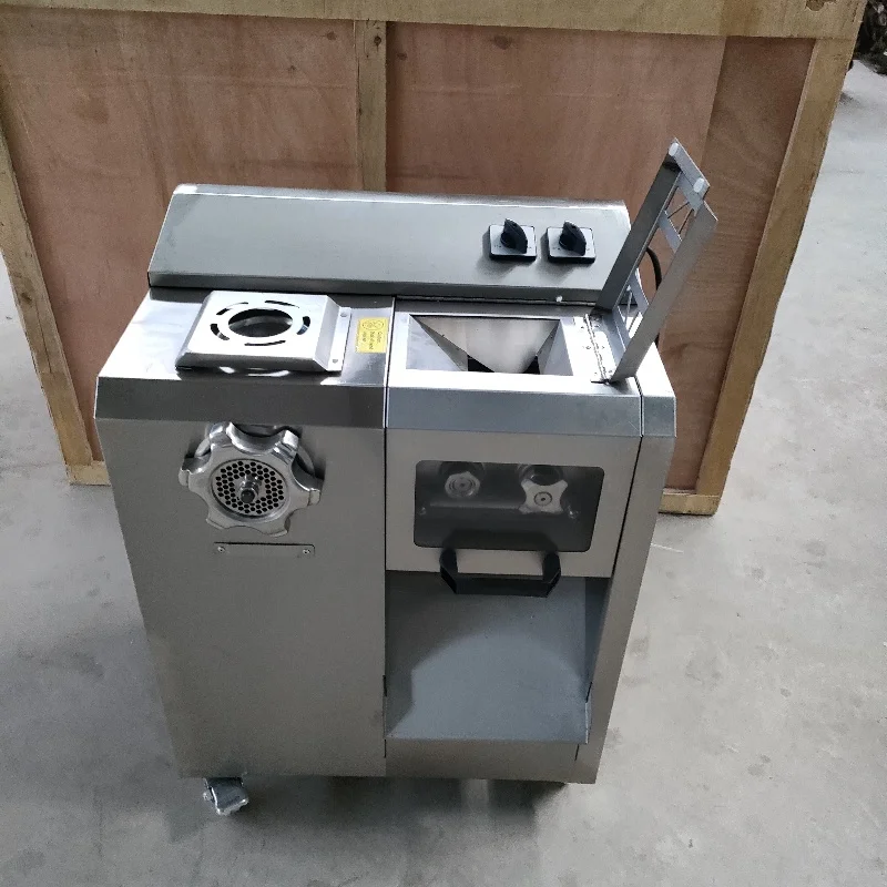 

Stainless Steel Cutter Cutting Machine Commercial Kitchen Automatic Electric Beef Pork Fish Fresh Meat Strip Sliced Slicer