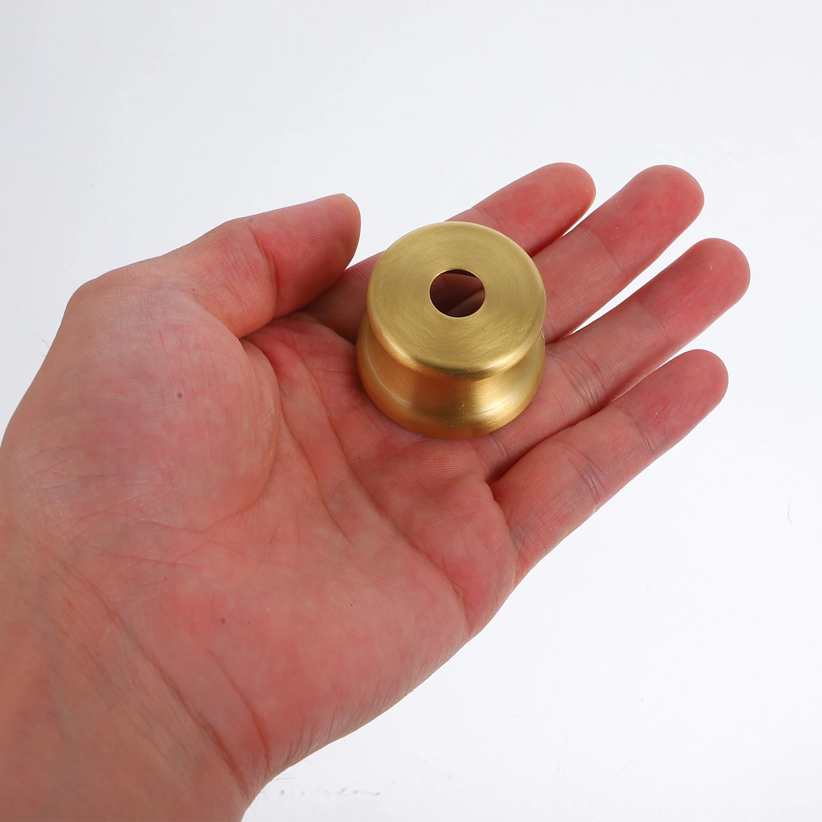 

Copper Lamp Cup Base E27 E14 Socket Finial Decorative Wall Lamp Parts Pointed Design Durability Horn Cover Holder