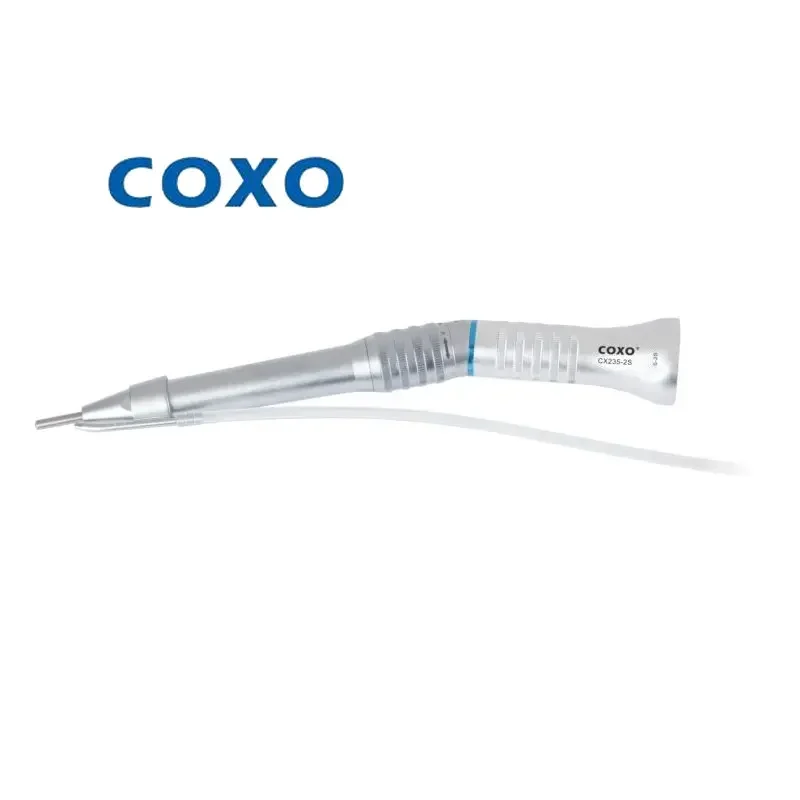 

COXO CX235-2S 1:1 Dental Low-Speed Handpiece Surgical Bending Machine External Waterway Long Grinding Head E-Type Interface