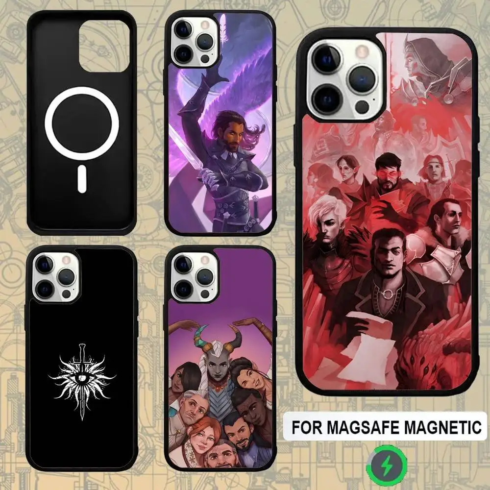 

D-DragonS Age Veilguard Phone Case For IPhone 16e,16,15,Pro,Max,14,Plus,13,12,11 Magesafe Magnetic Wireless Charge Cover