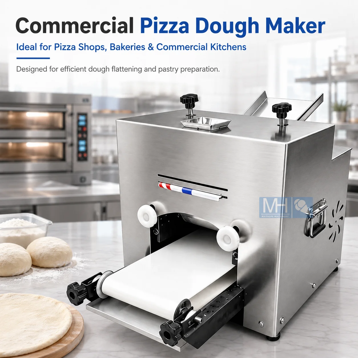 Factory Direct Sales Pastry Flattening Machine Pizza Dough Making Machine Automatic Pancake Machine