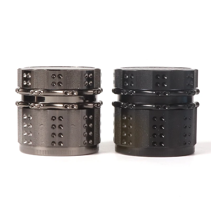 1pcs 52mm Herb Grinder Spice Mill High Quality Zinc Alloy Herb Grinder Machine New Arrival Metal Herb Grinder Smoking Accessorie