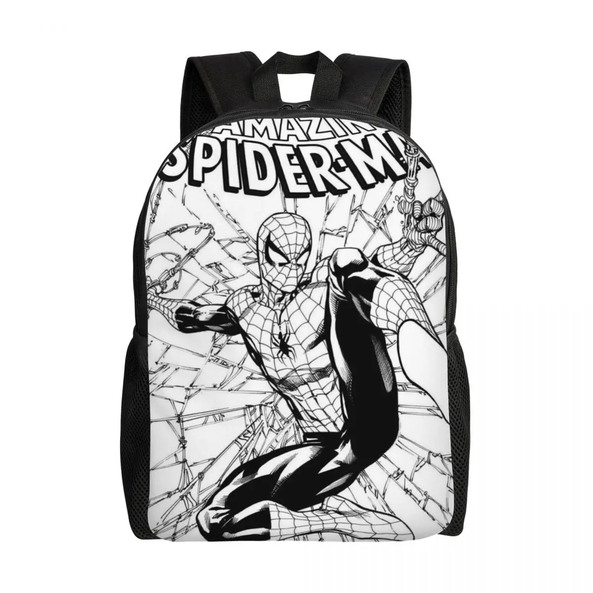 

Marvel Spider-Man Backpack, Women's Oxford Cloth Backpack, Men's School Bag, Travel Backpack, Laptop Backpack