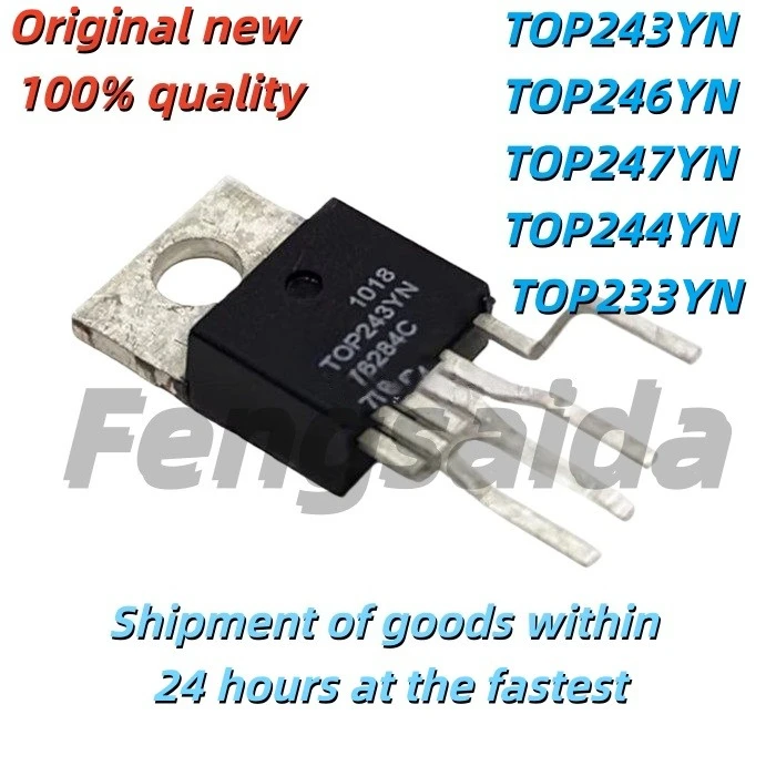 5PSC Brand new original TOP243YN, TOP246YN, TOP247YN, TOP244YN, TOP233YN directly plugged into the TO-220